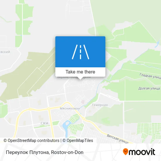 Переулок Плутона map