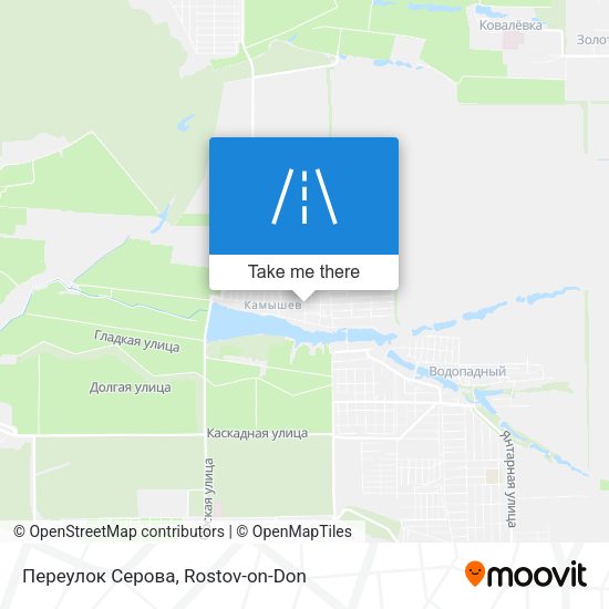 Переулок Серова map