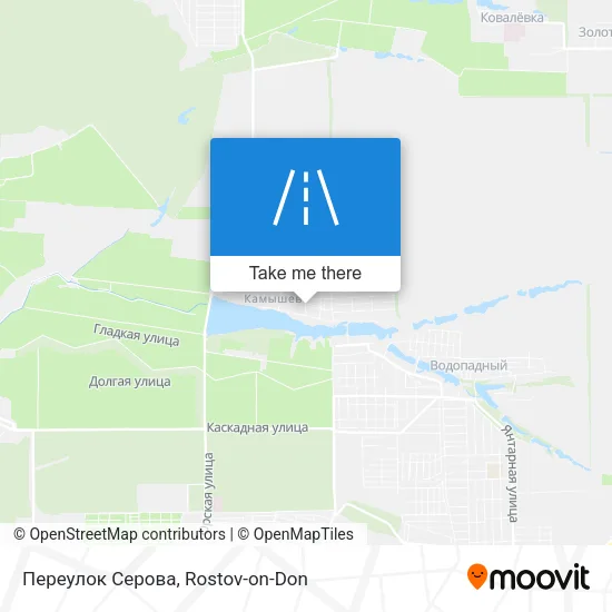 Переулок Серова map