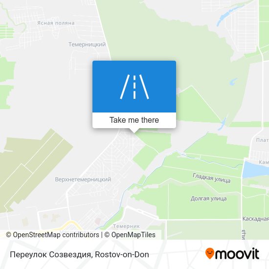 Переулок Созвездия map