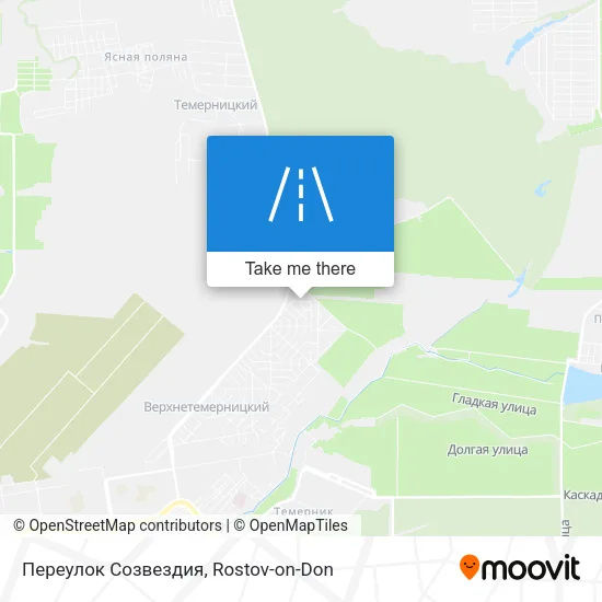 Переулок Созвездия map