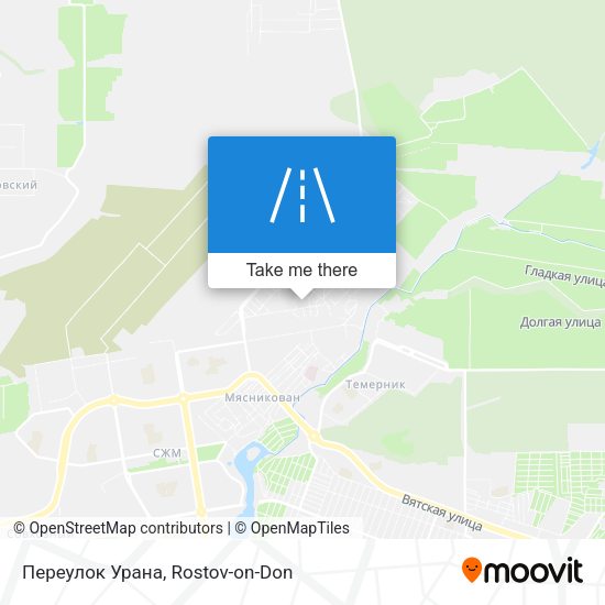 Переулок Урана map