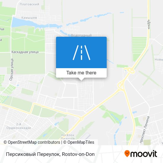 Персиковый Переулок map
