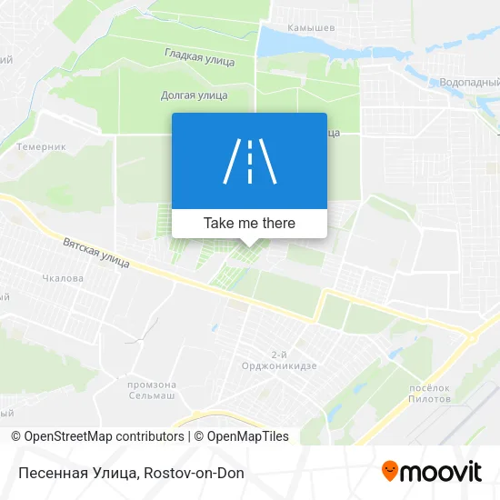 Песенная Улица map