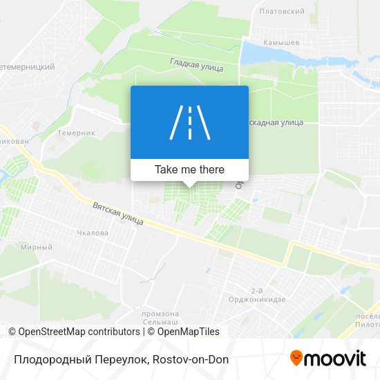 Плодородный Переулок map
