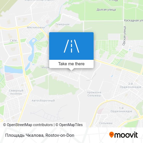 Площадь Чкалова map