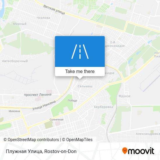 Плужная Улица map