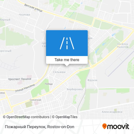 Пожарный Переулок map