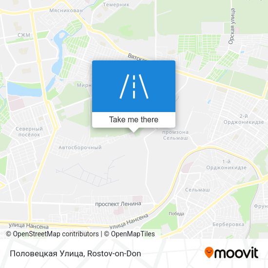 Половецкая Улица map