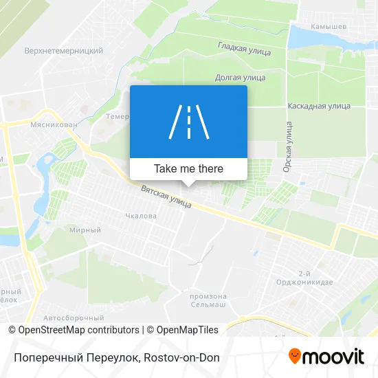 Поперечный Переулок map