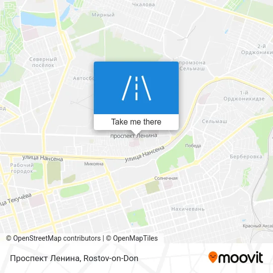 Проспект Ленина map