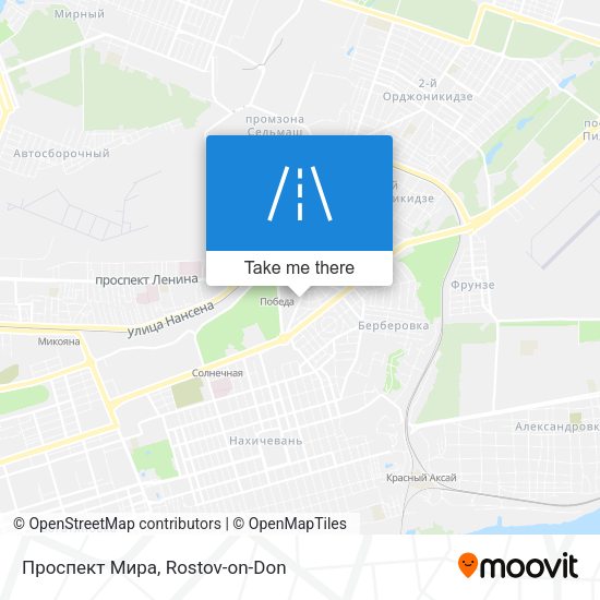 Проспект Мира map