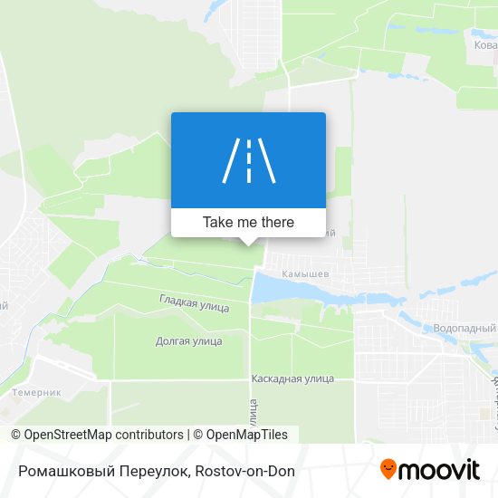 Ромашковый Переулок map