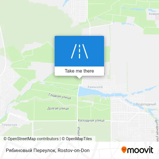 Рябиновый Переулок map