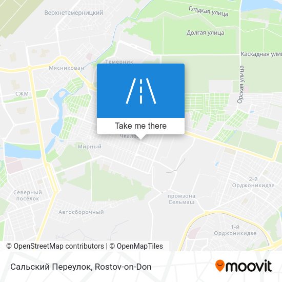 Сальский Переулок map