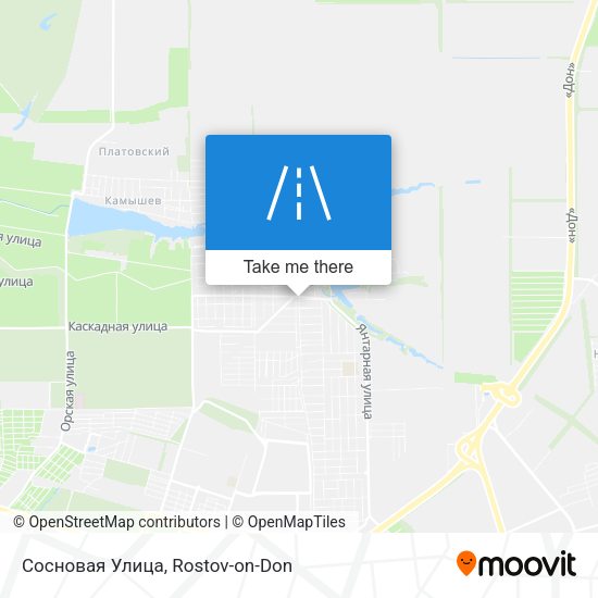 Сосновая Улица map