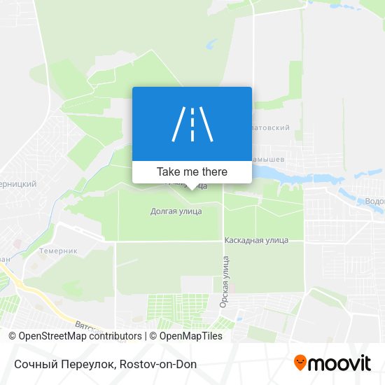 Сочный Переулок map