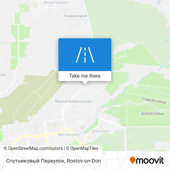 Спутниковый Переулок map