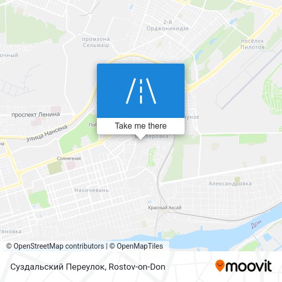 Суздальский Переулок map