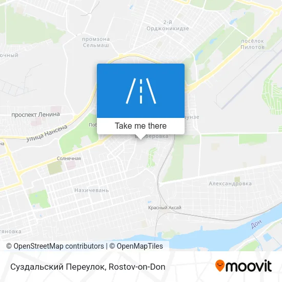 Суздальский Переулок map