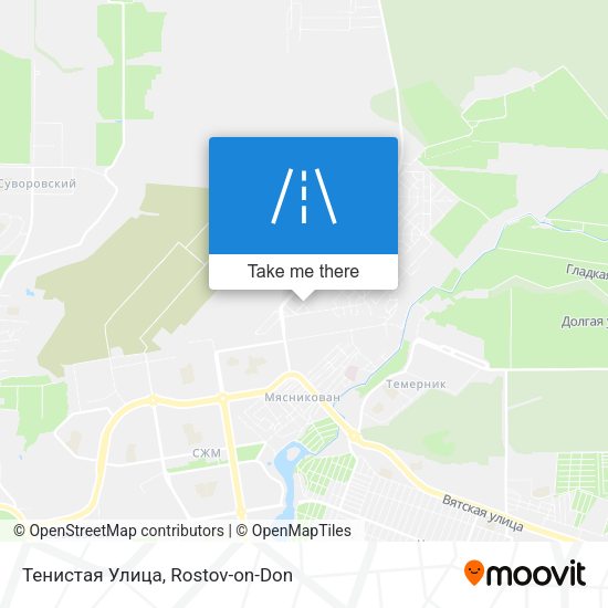 Тенистая Улица map