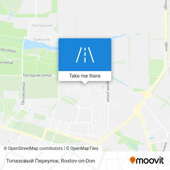 Топазовый Переулок map