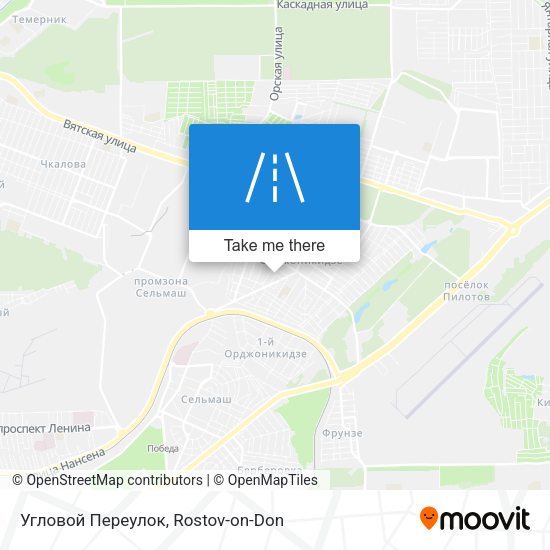 Угловой Переулок map