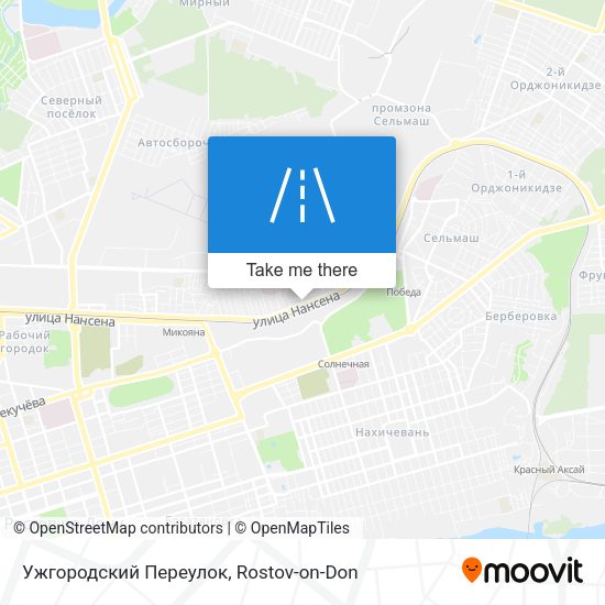 Ужгородский Переулок map