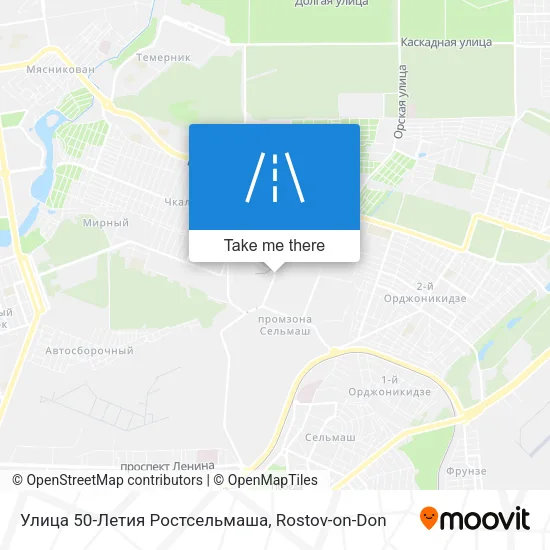 Улица 50-Летия Ростсельмаша map