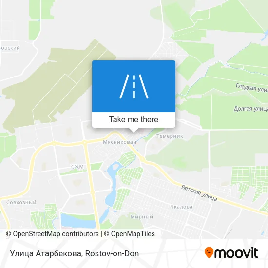Улица Атарбекова map