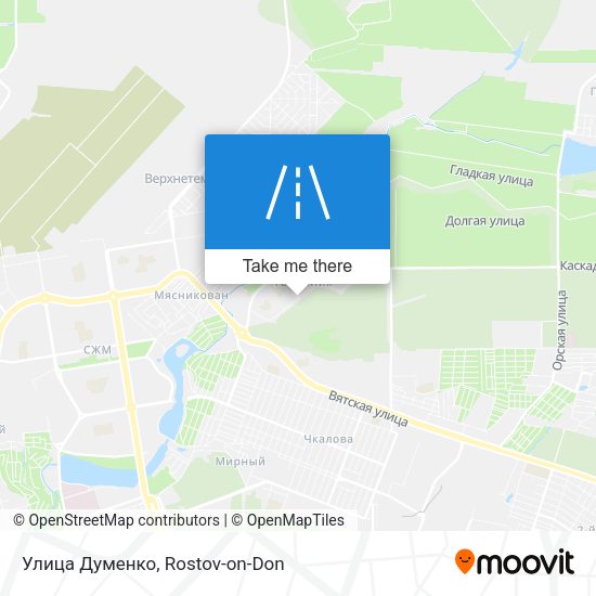 Улица Думенко map