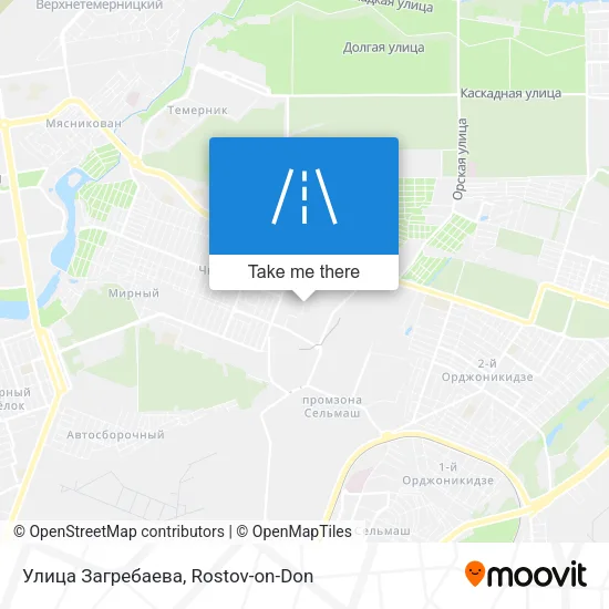 Улица Загребаева map