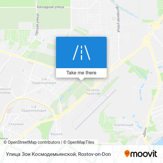 Улица Зои Космодемьянской map