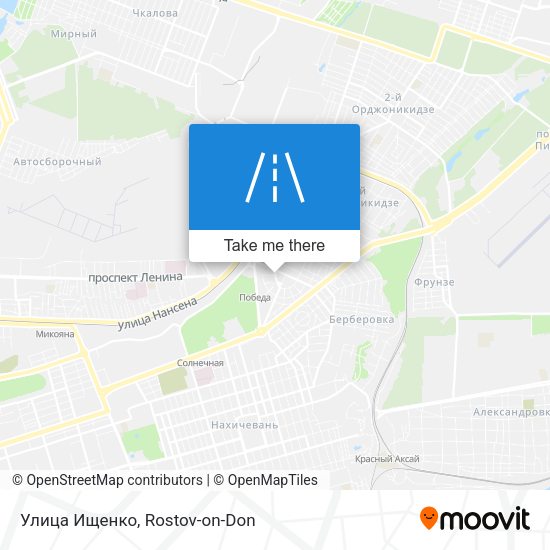 Улица Ищенко map