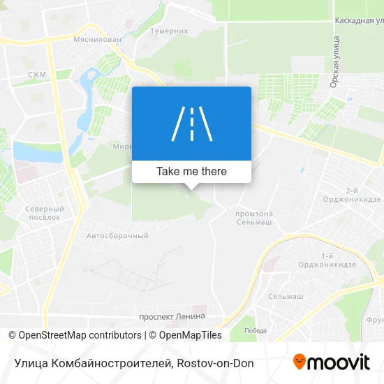 Улица Комбайностроителей map