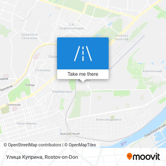 Улица Куприна map