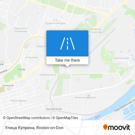 Улица Куприна map