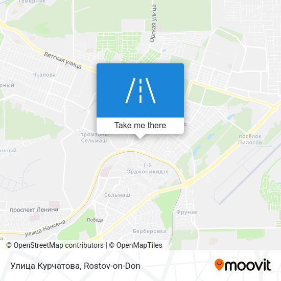 Улица Курчатова map