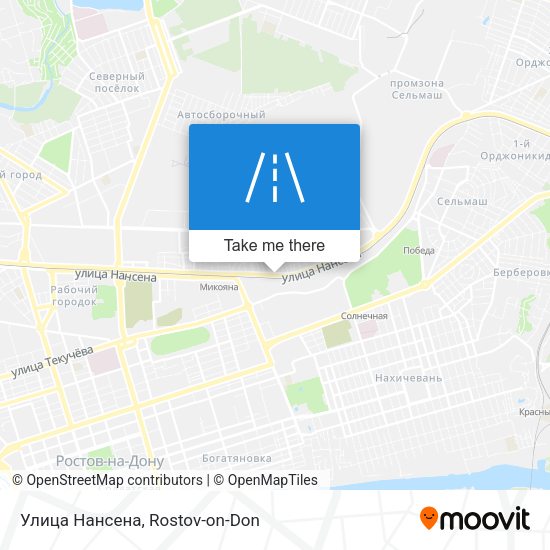 Улица Нансена map