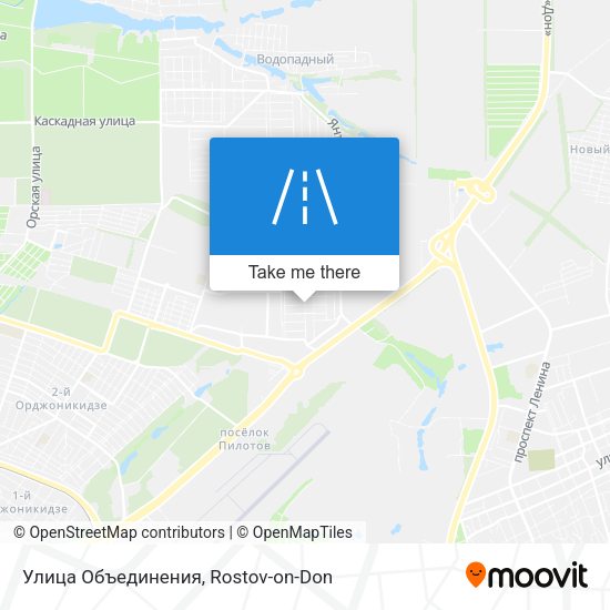 Улица Объединения map