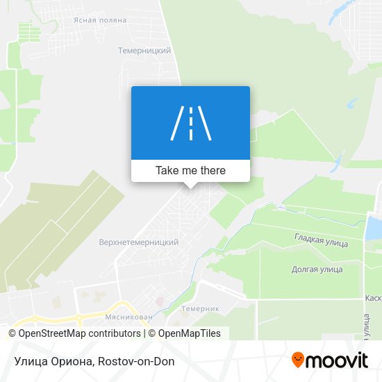 Улица Ориона map