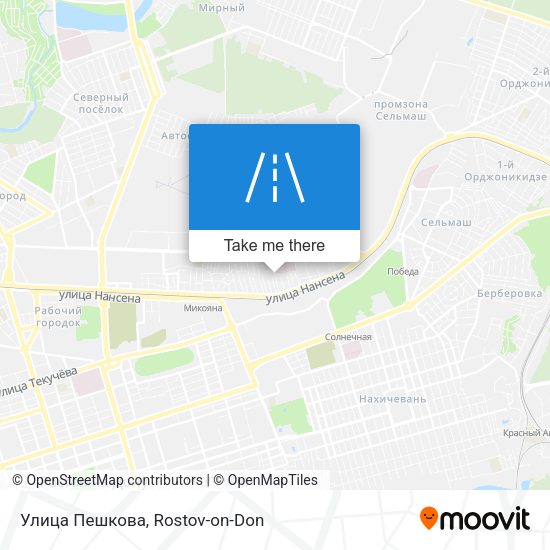 Улица Пешкова map