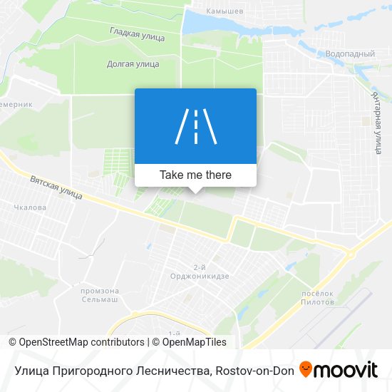 Улица Пригородного Лесничества map