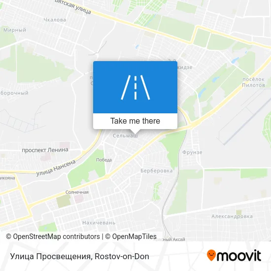 Улица Просвещения map