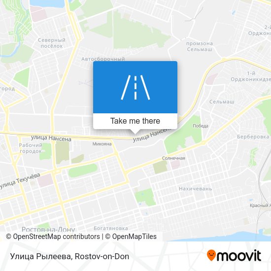 Улица Рылеева map
