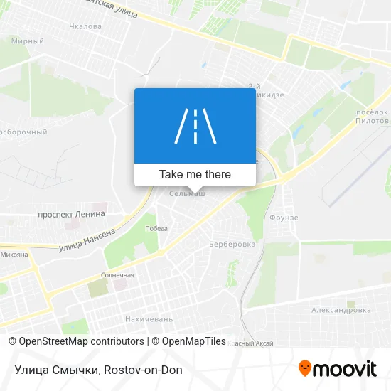 Улица Смычки map