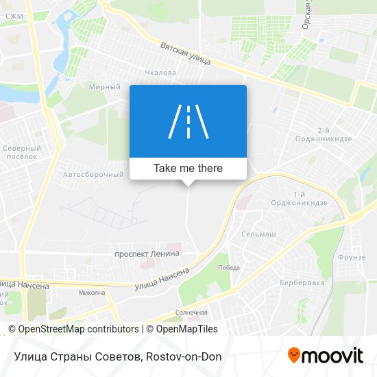 Улица Страны Советов map