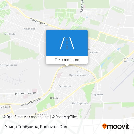 Улица Толбухина map