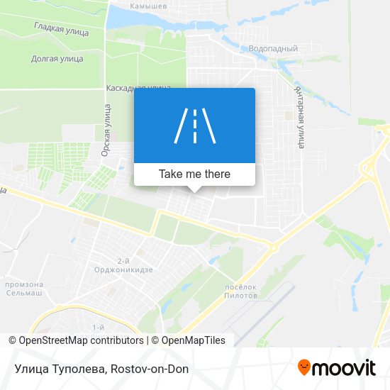 Улица Туполева map