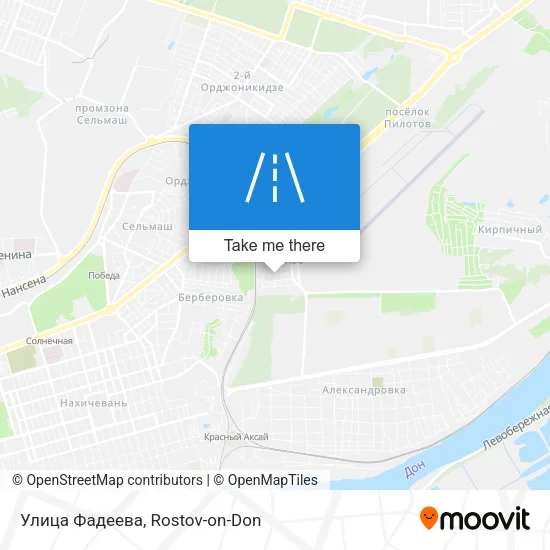 Улица Фадеева map